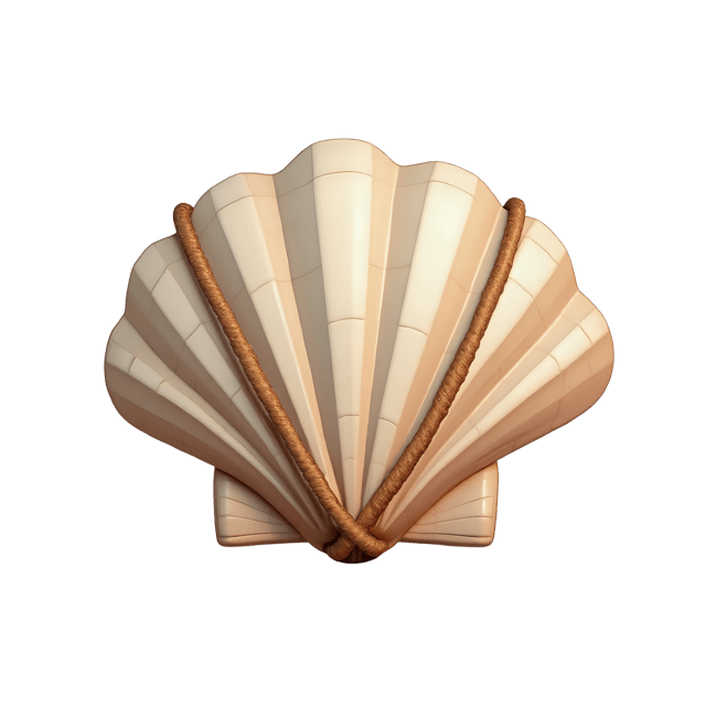 Free transparent PNG: Boho Shell Accent with Twine Loop  Decorative Clipart, Free Download PNG