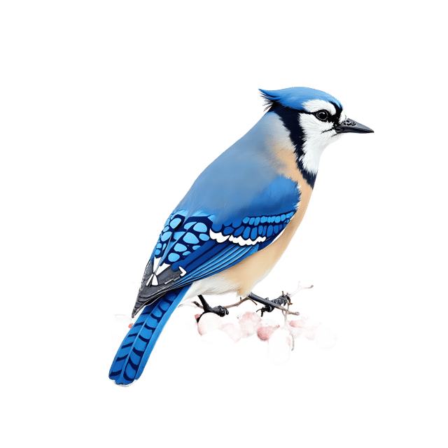 Free transparent PNG: Blue Jay Feather and Snow-Dusted Berries  Nature Clipart, free png download