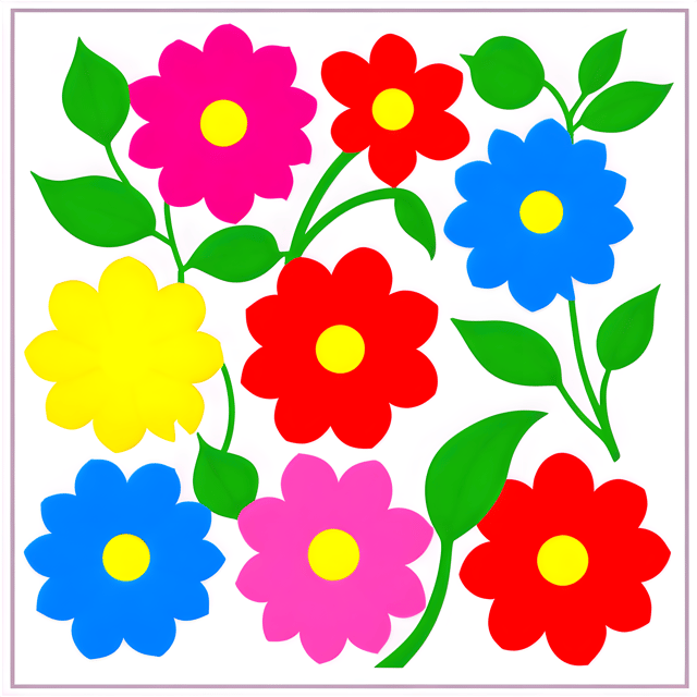 Free transparent PNG: Flowery Quilt PNG with Transparent Background for Floral Design and Crafting