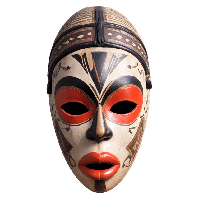 Free transparent PNG: African Mask Transparent PNG for Art and Decor