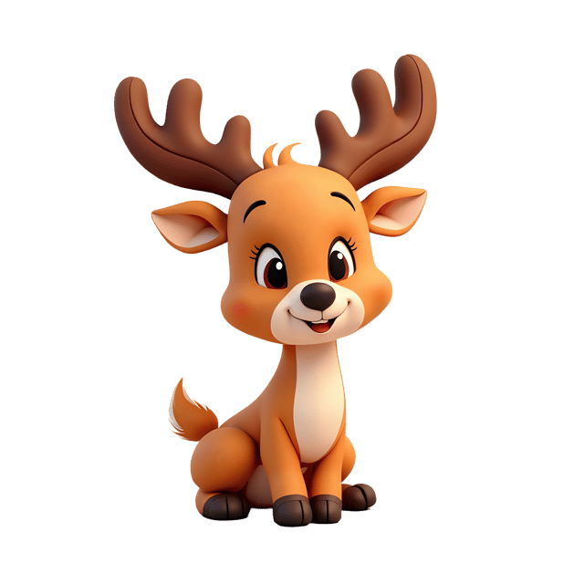 Free transparent PNG: Reindeer Line Drawing for Holiday and Winter Themes