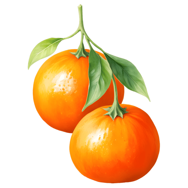 Free transparent PNG: Transparent Tangerine PNG with Clear Background for Digital Use