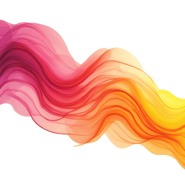 Free transparent PNG: Saturated Magenta and Lemon-Yellow Streaks for Artistic Flow