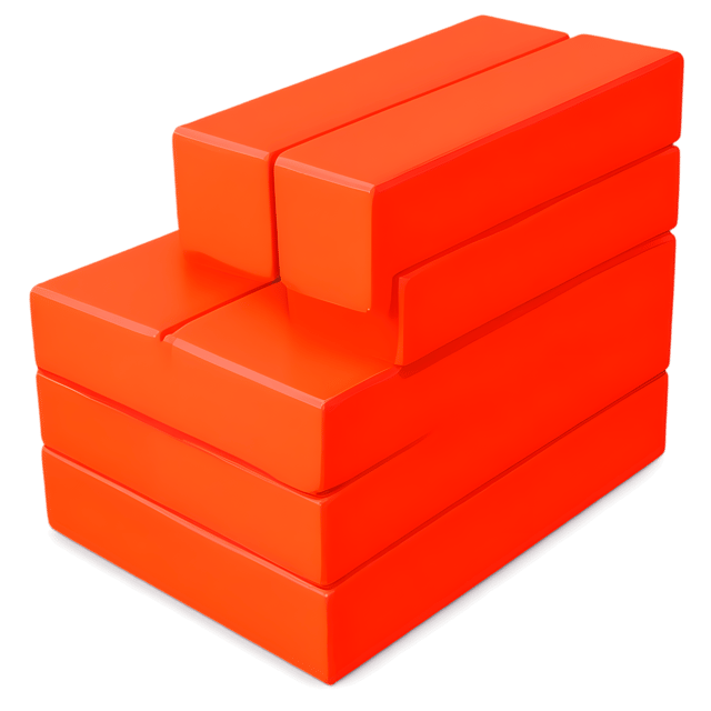 Free transparent PNG: Two Red Bricks Stacked Transparent PNG