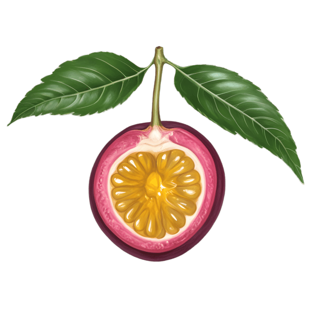 Free transparent PNG: Passion Fruit PNG Transparent Background for Digital Design and Art