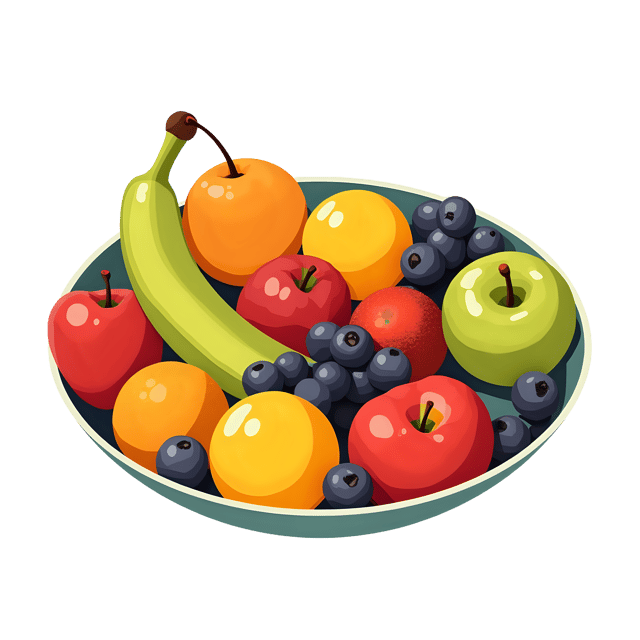 Free transparent PNG: Colorful Fruit Salad Bowl PNG with Transparent Background for Fresh and Vibrant Imagery