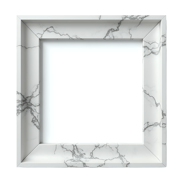 Free transparent PNG: Marble Frame PNG  Modern Art Decor for Walls  Digital Projects