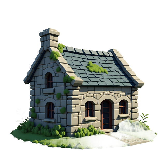 Free transparent PNG: Old Stone Building  Moss Covered Wall Clipart, free downloadable png