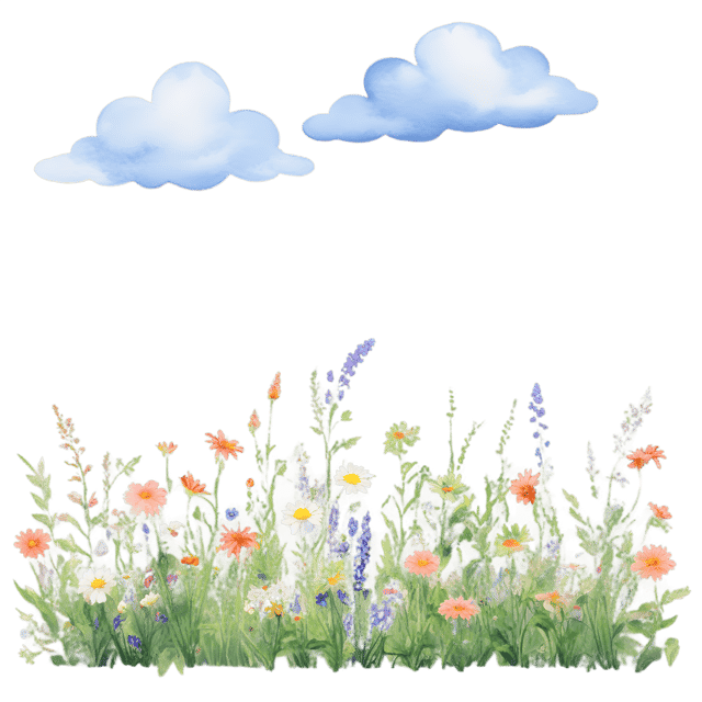 Free transparent PNG: Wildflowers PNG with Transparent Background for Nature and Design