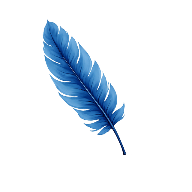 Free transparent PNG: Blue Jay Feather  Nature Clipart, free transparent png download
