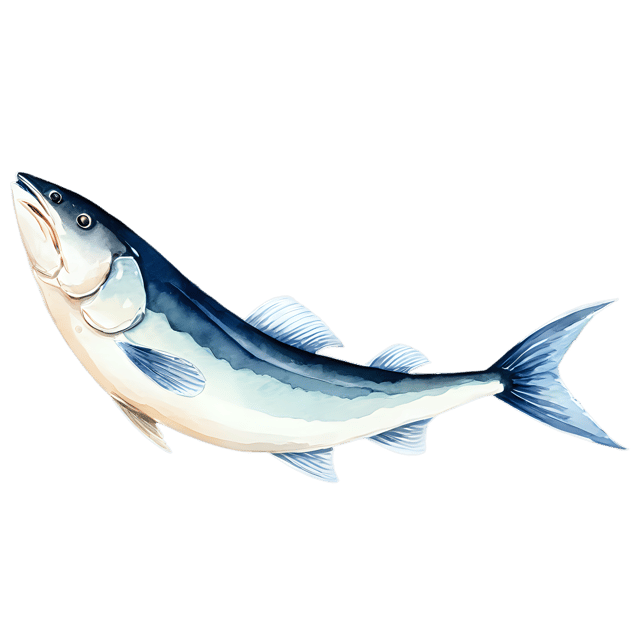 Free transparent PNG: Transparent Watercolor Halibut Fish Illustration – PNG Clipart