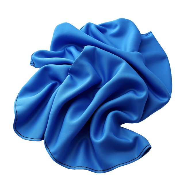 Free transparent PNG: Sapphire Blue Cloth Clipart with Mirrored Metallic Accents