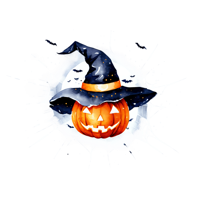 Free transparent PNG: Halloween Watercolor Pumpkin PNG – Transparent Illustration for Designs