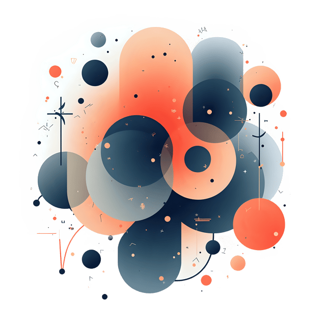 Free transparent PNG: Modern Geometric Complexity Art with Transparent Background