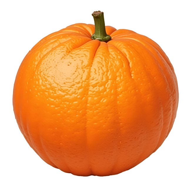 Free transparent PNG: Round Orange Tangerine Clipart with Peelable Skin for Illustration and Crafts