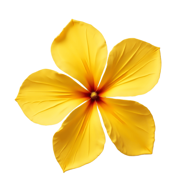 Free transparent PNG: Flat Pressed Petals  Yellow Tinted Flower Clipart, free png download