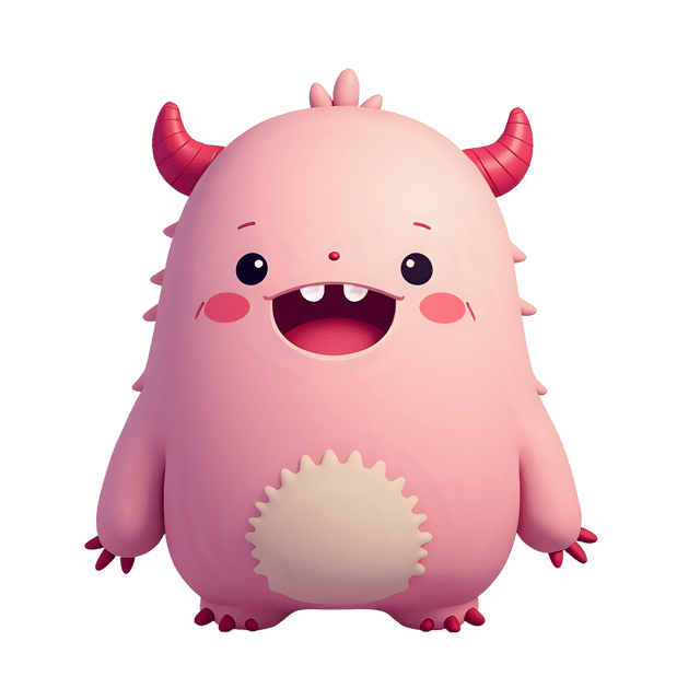 Free transparent PNG: 12 Pastel-Colored Monster Plushies with Cozy Feel