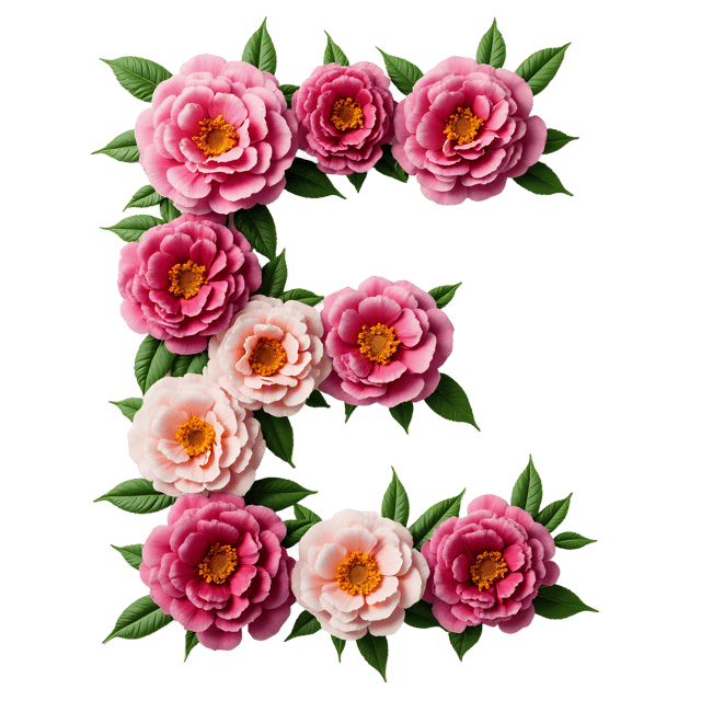 Free transparent PNG: Charming Peony Arrangement E PNG for Floral and Decorative Design