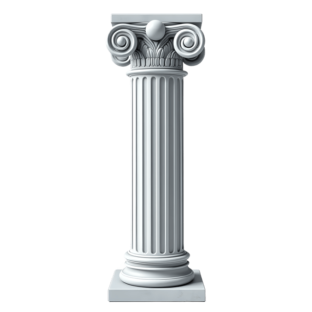 Free transparent PNG: Elegant Marble Ionic Column  Classic Architecture Clipart, free png download