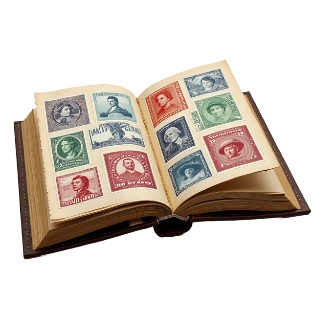 Free transparent PNG: Postage Stamp Album PNG Clipart  Perfect for Collecting and Displaying