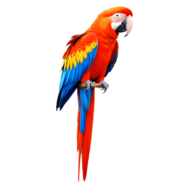 Free transparent PNG: Macaw Bird PNG with Transparent Background for Art and Design