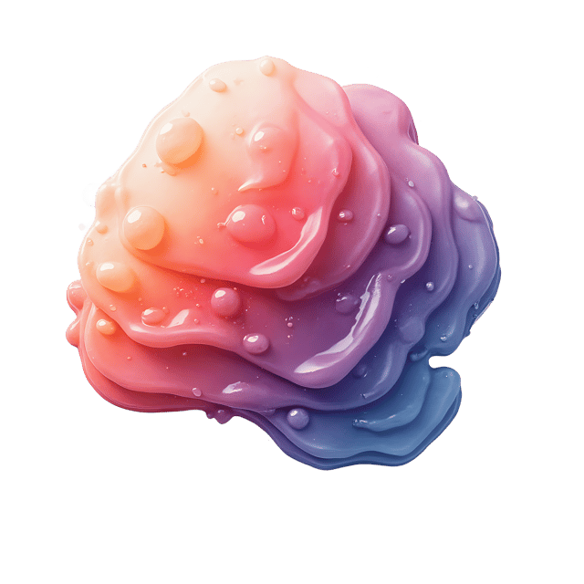 Free transparent PNG: Layered, Luminous Paint Drops on Transparent Background PNG Design Element