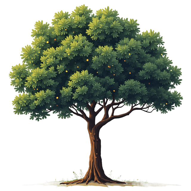 Free transparent PNG: Robust Fig Tree PNG with Transparent Background for Art and Design
