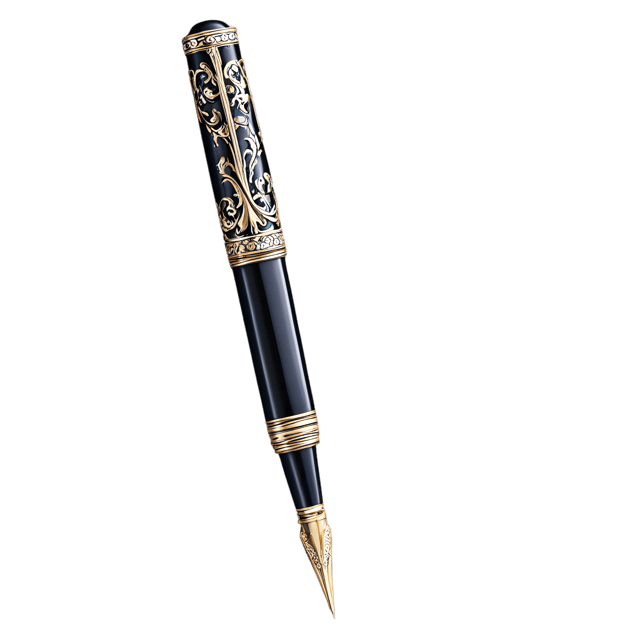 Free transparent PNG: Vintage Dip Pen with Ornate Nib PNG for Elegant Stationery and Crafting