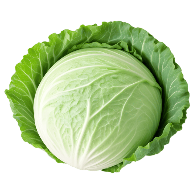Free transparent PNG: Transparent Cabbage Leaf PNG with Clean Background for Design and Clipart Use