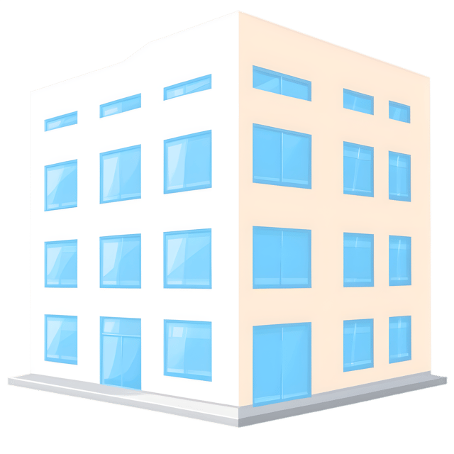 Free transparent PNG: Modern Apartment Building with Glass Windows Transparent PNG Background