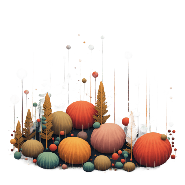 Free transparent PNG: Whimsical Woolen Asteroid Field Transparent PNG Design