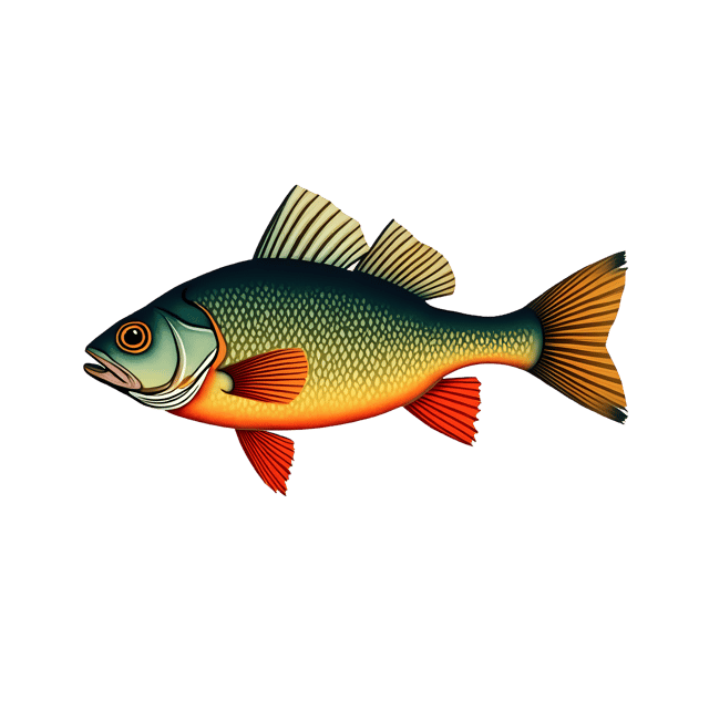 Free transparent PNG: Perch Fish PNG Clipart  Perfect for Aquatic Themes  Educational Use