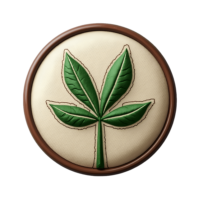 Free transparent PNG: Fabric Button with Stitched Leaf Pattern  Handmade Crafts Clipart, free downloadable png