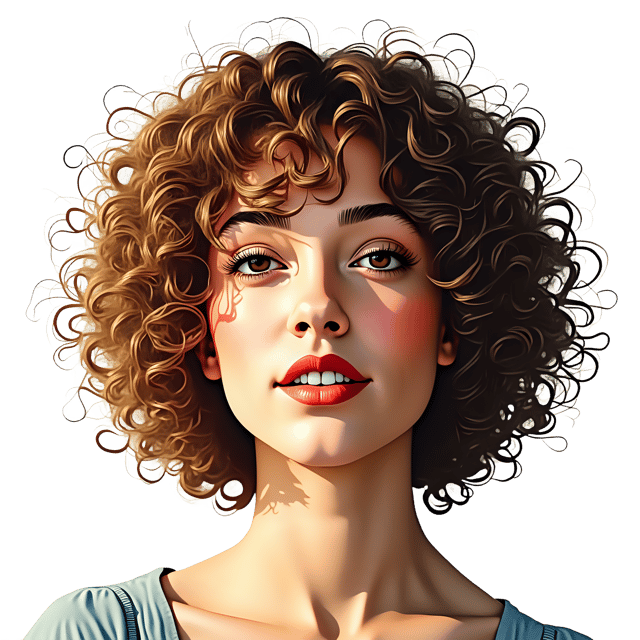 Free transparent PNG: Curly Hair PNG Clipart  Ideal for Portrait Art, Decor  Craft Projects