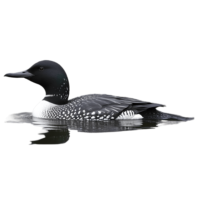 Free transparent PNG: Loon Bird PNG with Transparent Background for Art and Design