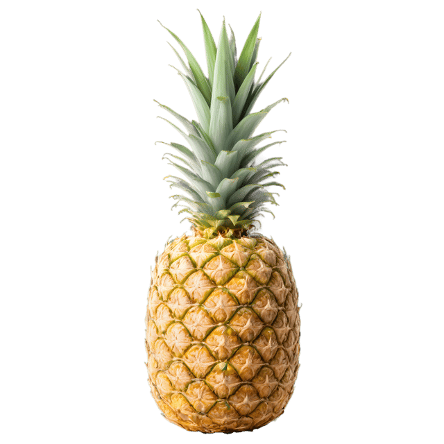 Free transparent PNG: Pineapple PNG Transparent Background for Tropical and Fruit-themed Designs