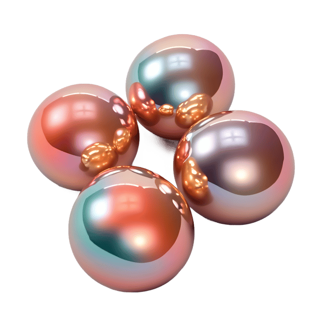 Free transparent PNG: Abstract 3D Form with Mirrored Surfaces and Reflective Highlights