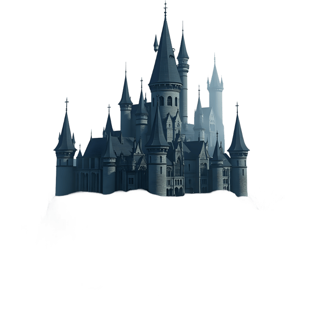 Free transparent PNG: Gothic Castle Transparent PNG Background for Dark Theme Decorations and Art