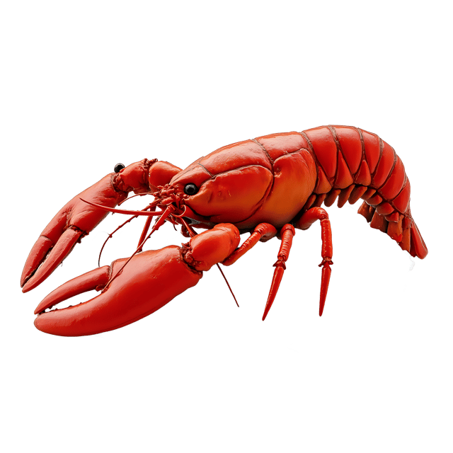 Free transparent PNG: Fresh Lobster on Ice with Water Droplets Transparent PNG