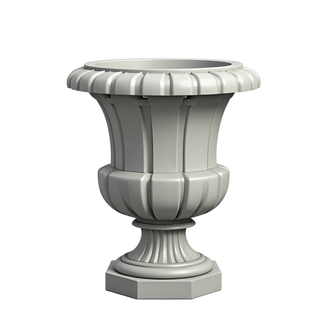 Free transparent PNG: Marble Garden Urn  Free Downloadable PNG Clipart