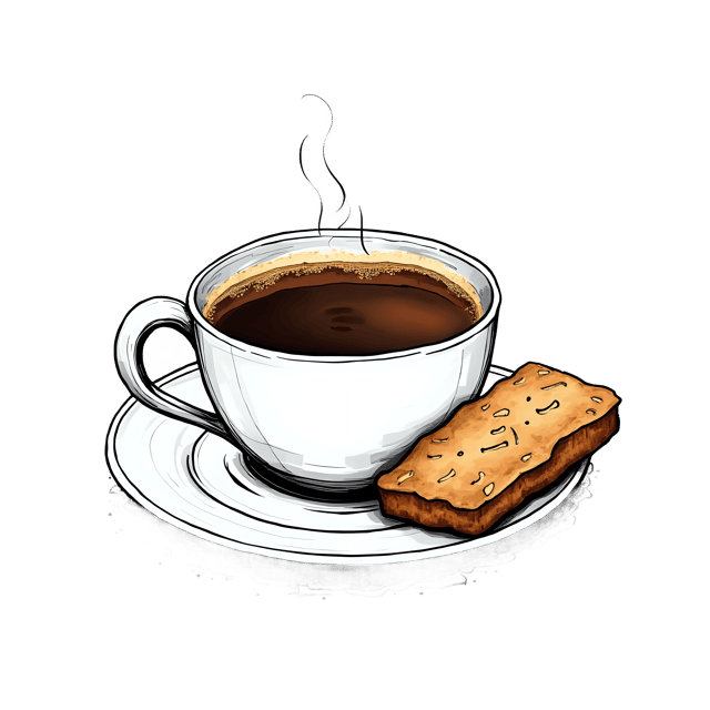 Free transparent PNG: Cuban Coffee with Biscuit  Breakfast Clipart, free downloadable png
