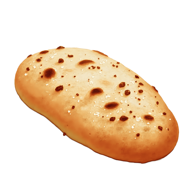 Free transparent PNG: Naan Bread Loaf  Free PNG Download for Food Clipart