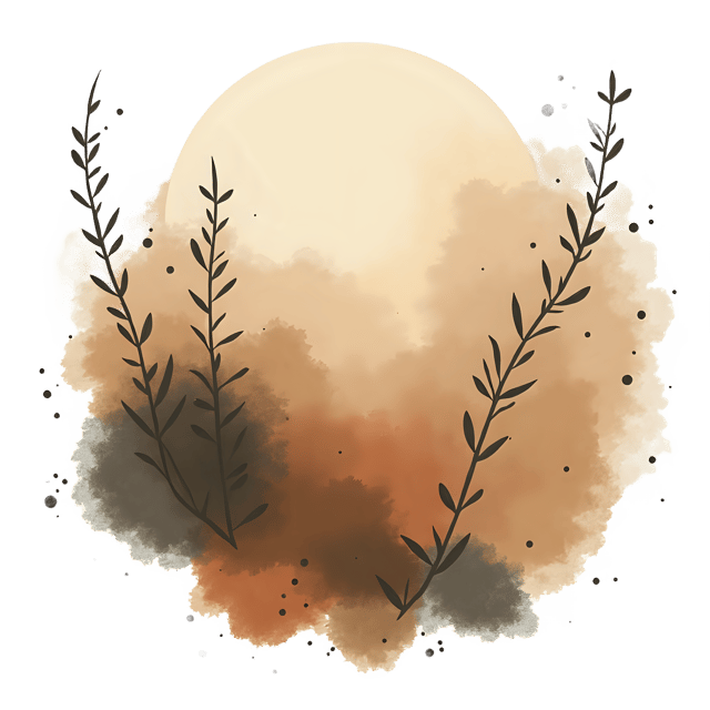 Free transparent PNG: Muted Earthy Tones Swirling Serene Harmony PNG