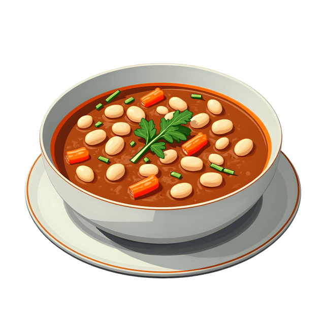 Free transparent PNG: White Bean Soup with Carrots and Celery  Healthy Recipe Clipart, free downloadable png