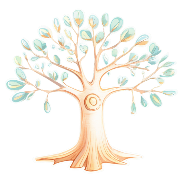 Free transparent PNG: Baobab Tree  Pastel Sketch Soft Color Drawing Style  Delicate And Warm