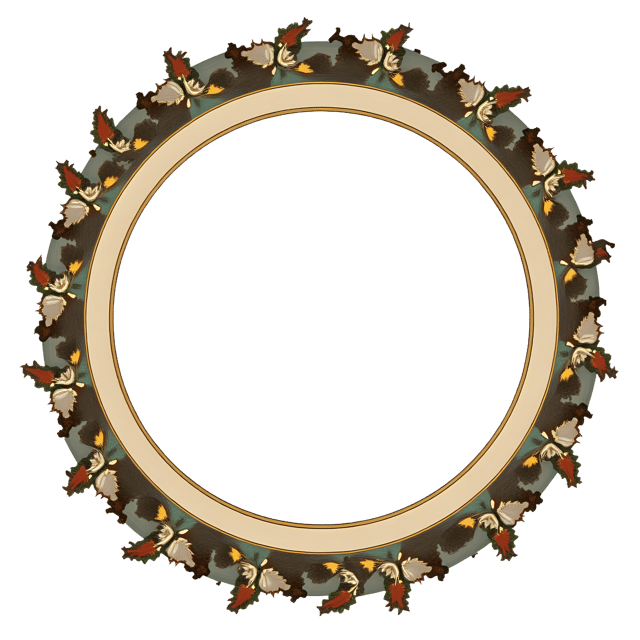 Free transparent PNG: Round Frame PNG Clipart  Perfect for Design Projects  Decor