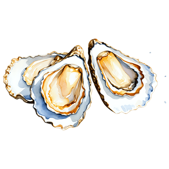 Free transparent PNG: Watercolor Oyster Shell Band PNG – Transparent Watercolor Illustration