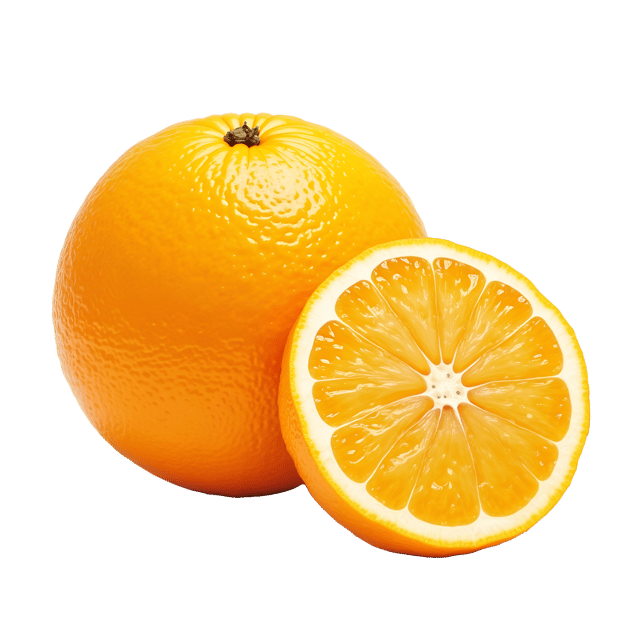 Free transparent PNG: Golden Orange with Thick Peel and Sweet Juice Clipart