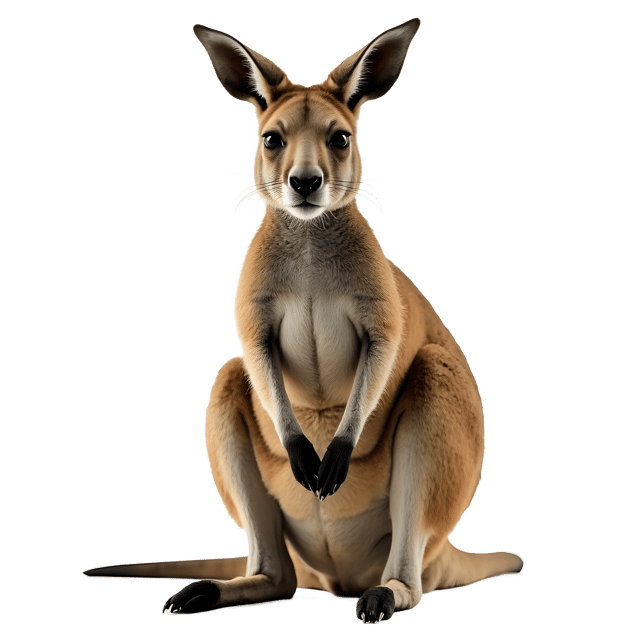 Free transparent PNG: Kangaroo PNG Clipart  Ideal for Australian Wildlife Projects, Crafts  Decor
