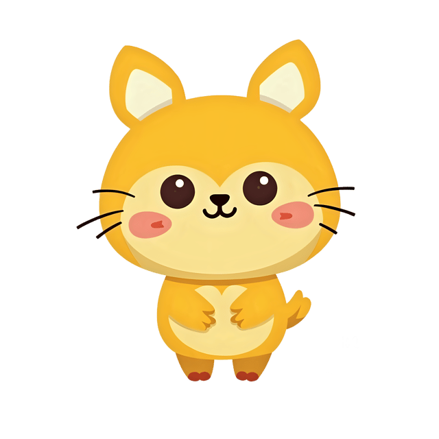 Free transparent PNG: Cute Lemon-Yellow Triangle PNG with Playful Features and Transparent Background